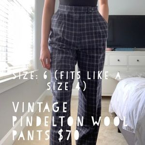 Vintage wool pants